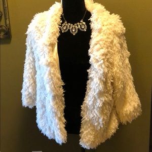 NWT Fever Faux Fur Teddy Coat💕